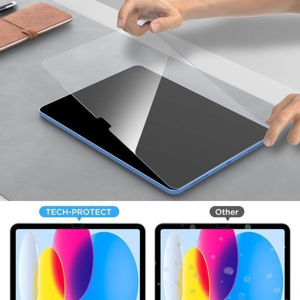 Защитное стекло Tech-Protect Glass Fit+ для Samsung TAB A9/A11 с поклейкой 0031 фото