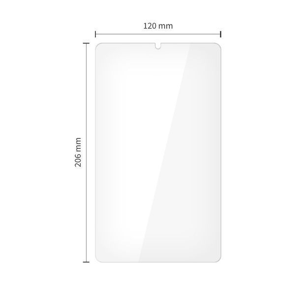 Защитное стекло Tech-Protect Glass Fit+ для Samsung TAB A9/A11 с поклейкой 0031 фото