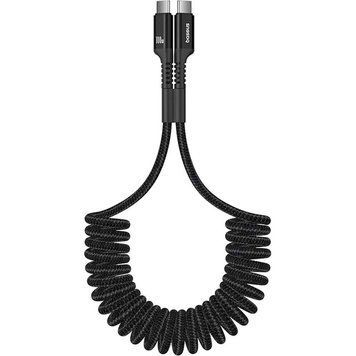 Kabel Baseus Fish-Eye USBC - USB-C spiralny 100W 1 m  0061 zdjęcie