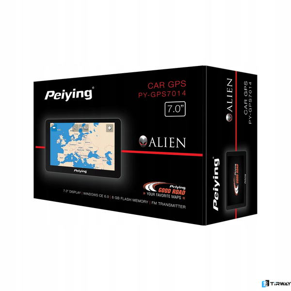 Навигатор GPS Peiying Alien PY-GPS7014 + iGO Primo MyWay TIR 0013 фото