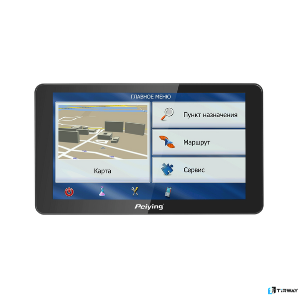 Навигатор GPS Peiying Alien PY-GPS7014 + iGO Primo MyWay TIR 0013 фото