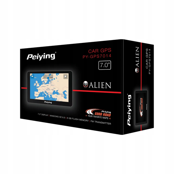 Навігатор GPS Peiying Alien PY-GPS7014 + iGO Primo MyWay TIR 0013 фото