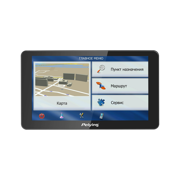 Навігатор GPS Peiying Alien PY-GPS7014 + iGO Primo MyWay TIR 0013 фото