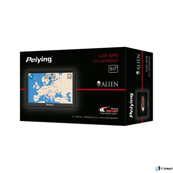 Навигатор GPS Peiying Alien PY-GPS9000 + iGO Primo MyWay TIR 0014 фото