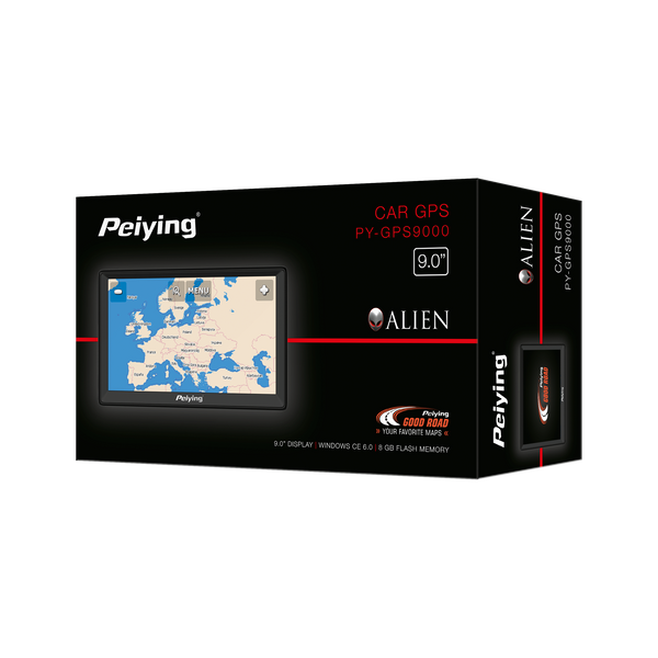 Навигатор GPS Peiying Alien PY-GPS9000 + iGO Primo MyWay TIR 0014 фото