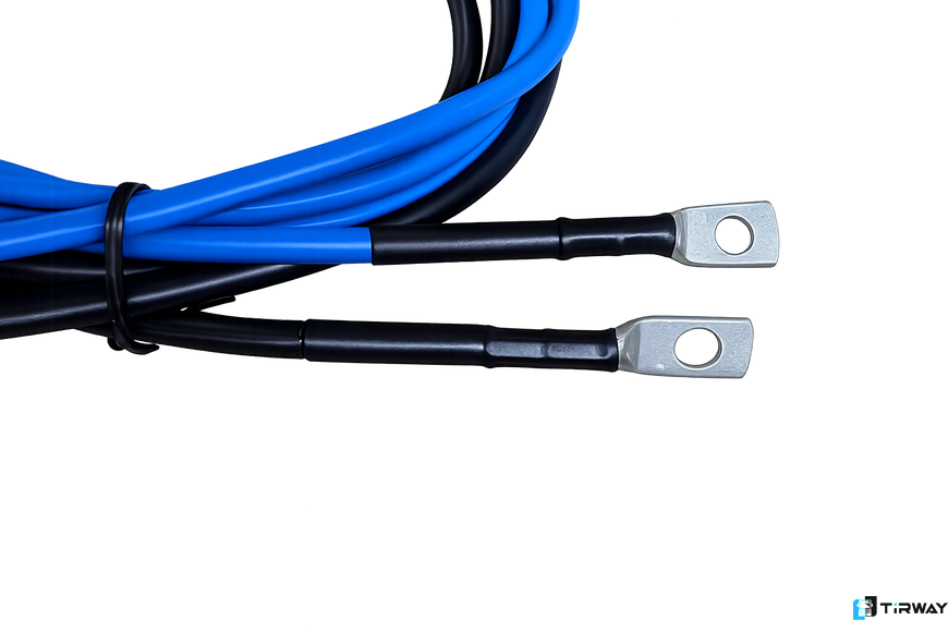 Przewody zasilające do przetwornicy 16 mm&sup2; z przedłużonymi końc&oacute;wkami 2m 0081 zdjęcie
