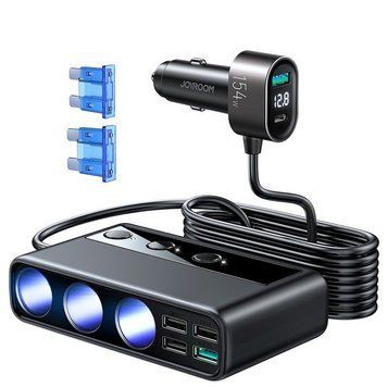 Разветвитель прикуривателя JOYROOM JR-CL06 154W для TIR 12/24V 0022 фото