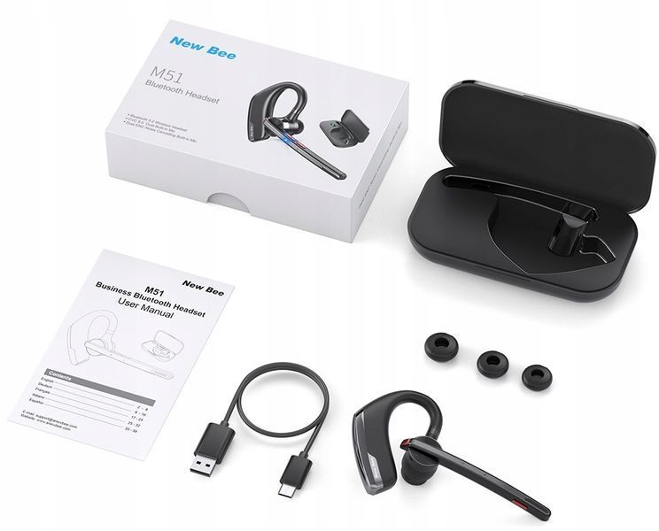 Bluetooth-гарнитура New Bee M51 0039 фото